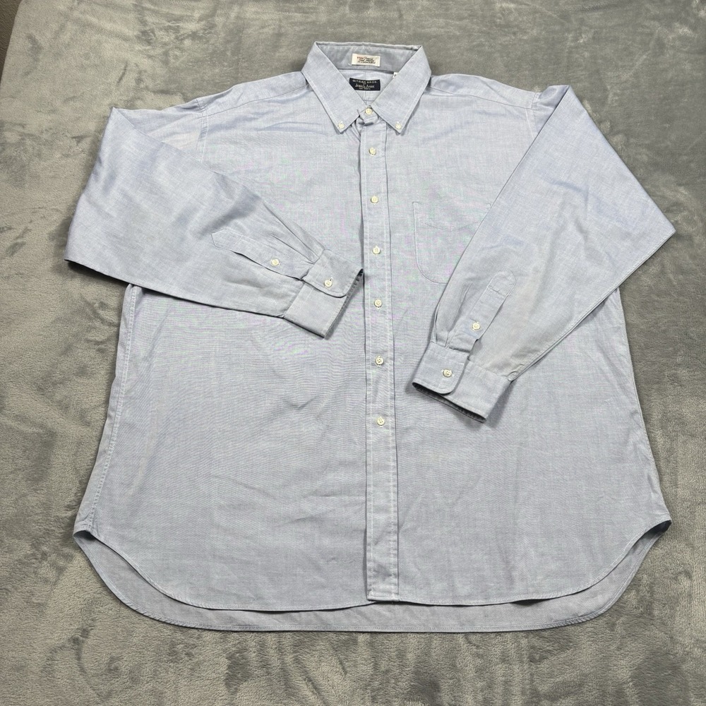 Vintage Gitman Bros Oxford Button Down Shirt Mens 18-36 Blue Made In USA